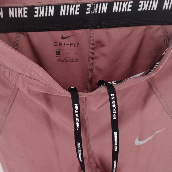 Nike Women's Power Speed 7/8 Tights Mauve Small - Picture 7 of 16